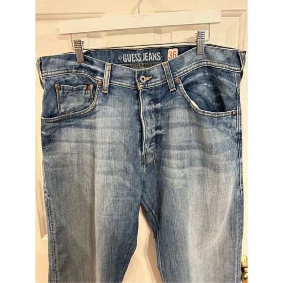 Guess The Dream Straight Leg Button Fly Jeans sz 36 - Picture 2 of 6